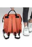 Rucsac pentru mamici, cu mufa USB, Smart Bag, portocaliu