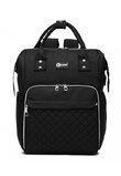 Rucsac pentru mamici, Work, cu mufa USB, negru