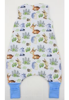 Sac de dormit, cu umplutura, Ariciul si melcul, cu picioare