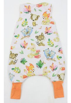 Sac de dormit, cu umplutura, Owls, cu picioare