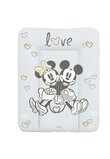 Saltea de infasat fara intaritura, Minnie and Mickey Love, gri, 70x50 cm