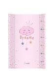 Saltea de infasat moale, Dreams, norisorul roz, 70 x 47 cm