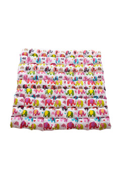 Saltea joaca, Elefant roz, 105x105 cm