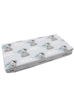 Set 2 aparatori, bumbac, It is a boy, verso gri, 120x60cm