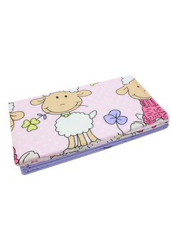 Set 2 aparatori, bumbac, Little Sheep, mov, 120x60 cm