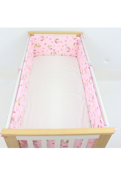 Set 2 aparatori, bumbac, Pisicuta Kitty, roz deschis, 120x60cm