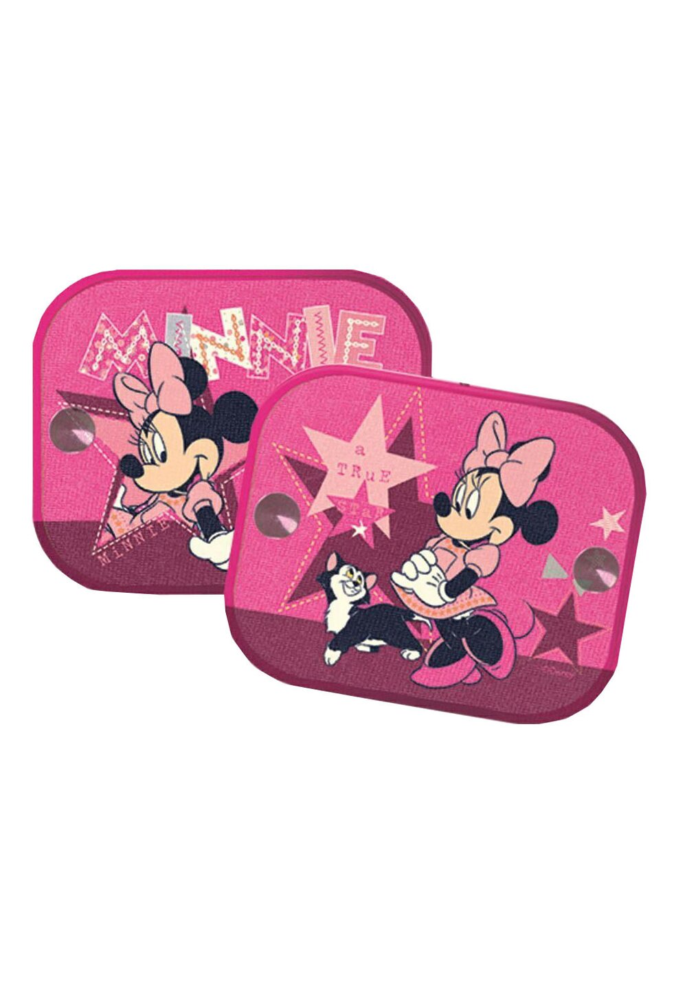 Set 2 Parasolare laterale, Minnie Mouse, roz, 36×46 cm 36x46