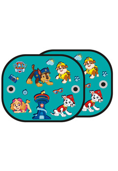 Set 2 parasolare laterale, Paw patrol in holiday, turcoaz, 44 x 36 cm