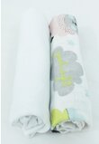 Set 2 scutece muselina, Oita, multicolor, 75 x 70 cm