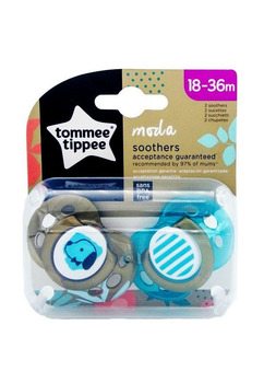Set 2 suzete, ortodontice Moda Tommee Tippee, multicolor, 18-36 luni
