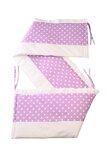 Set 2aparatori, mov cu buline albe, 180x30