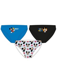 Set 3 chiloti, bumbac, Mickey Mouse M, multicolor