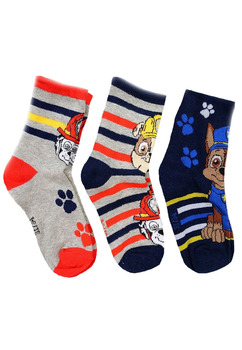 Set 3 sosete, 75%bumbac, Paw Patrol, multicolor