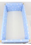 Set aparatori patut, Maxi, bumbac, coronite Prince, 120x60cm, albastru
