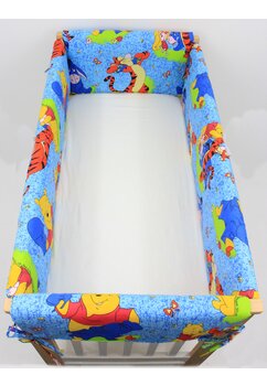 Set aparatori patut, Maxi, Winnie si Aiurel, albastru, 140x70cm
