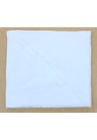 Set basic, botez, 4 piese, muselina, alb