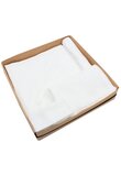 Set basic, botez, 4 piese, muselina, alb