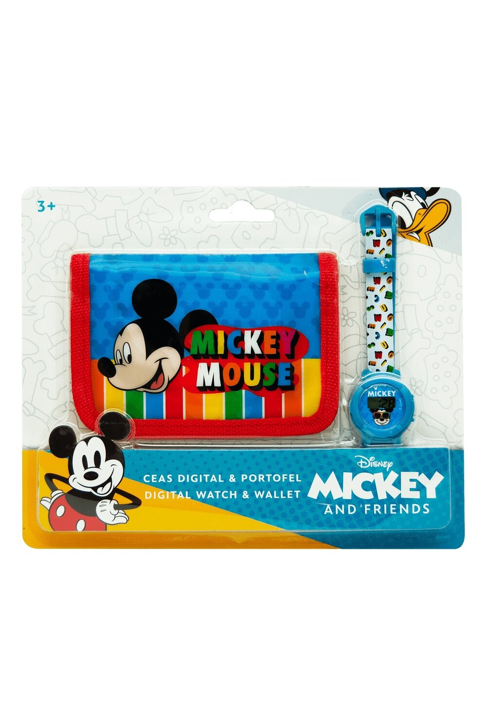 Set ceas si portmoneu, Mickey Mouse, multicolor DISNEY