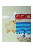 Set, paturica si sosete 12-24 luni, galben