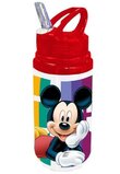 Sticla aluminiu, Mickey Mouse, dungi colorate