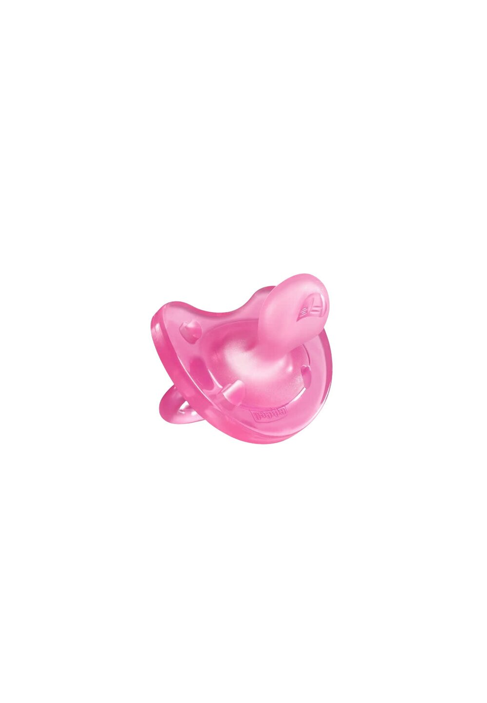 Suzeta Chicco Soft, din silicon, roz, 0-6 luni 0-6