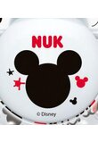 Suzeta Nuk cu tetina din silicon, 6-18 luni, Mickey cu stelute