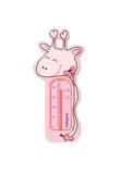 Termometru pentru baie, girafa, roz