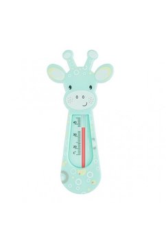 Termometru pentru baie, girafa turcoaz cu buline