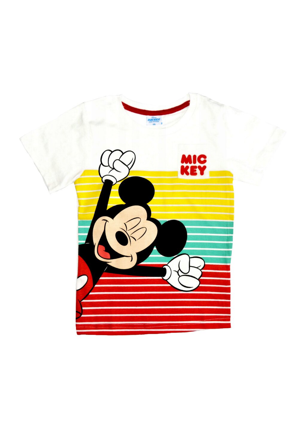 Tricou baieti, bumbac, Mickey Mouse, multicolor DISNEY