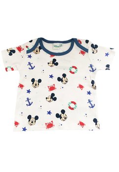 Tricou bebe, Mickey, ancore, alb
