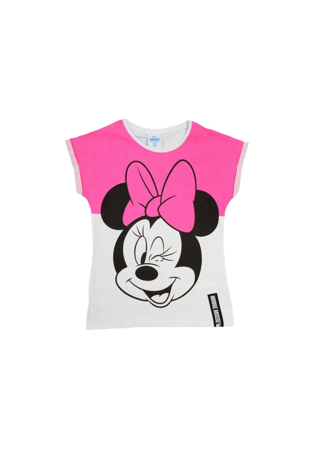 Tricou fete, bumbac, Minnie Mouse, roz Bluze