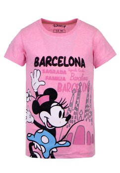 Tricou roz, Barcelona, Minnie Mouse