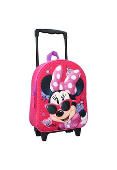 Troller poliester, Minnie Mouse, 3D, roz, 32 x 11 x 26 cm
