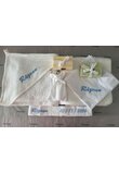 Trusou muselina, alb, varianta sezon rece, 9 piese