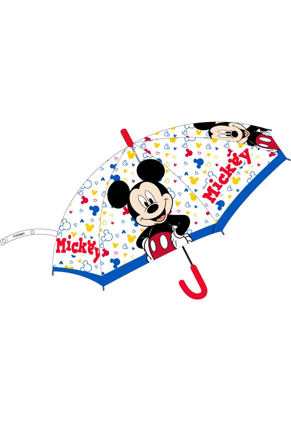 Umbrela automata, Mickey Mouse, multicolor, 60cm