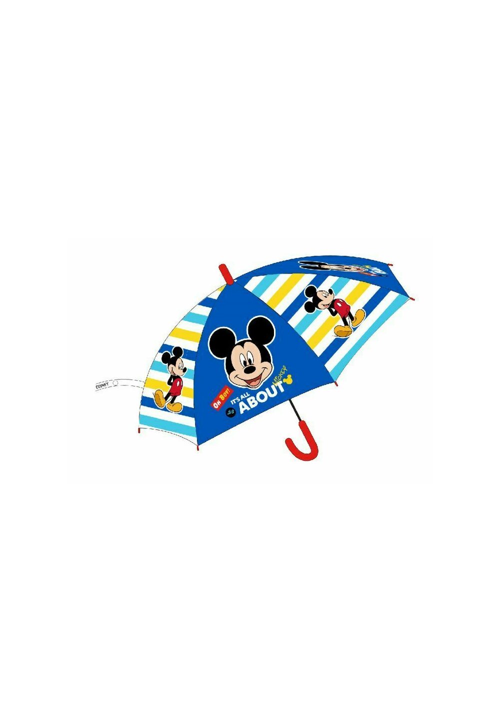 Umbrela automata, Mickey Mouse, Oh Boy, multicolor, 60cm