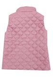 Vesta fete, poliester, Elly, roz