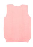 Vesta tricotata, acril, Mari, roz deschis