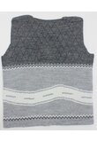 Vesta tricotata, acril, masinuta Oli, gri