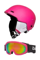 Pachet copii Cască Cairn Astral J Fuchsia + Ochelari Blacksheep Lambkin Pink