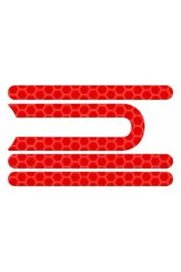 Set stickere reflectorizante adezive pentru trotineta electrică Xiaomi M365/M365 PRO (M-41A)