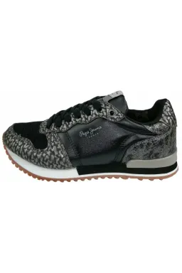 Pantofi Sport Pepe Jeans Gamble Tumble Black picture - 1