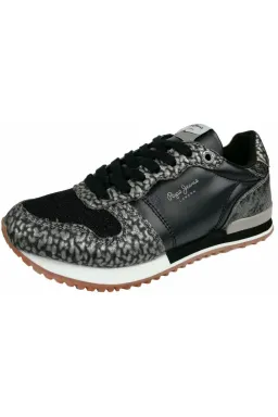 Pantofi Sport Pepe Jeans Gamble Tumble Black picture - 2