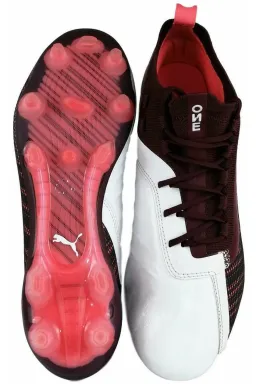 Pantofi Sport Puma One 5.1 FG/AG White/Vineyard picture - 3