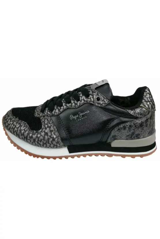 Pantofi Sport Pepe Jeans Gamble Tumble Black picture - 1