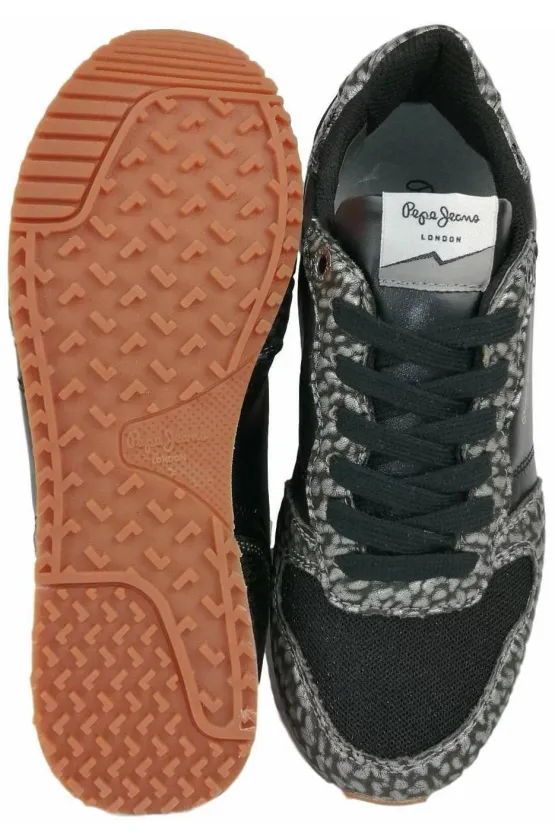 Pantofi Sport Pepe Jeans Gamble Tumble Black picture - 4