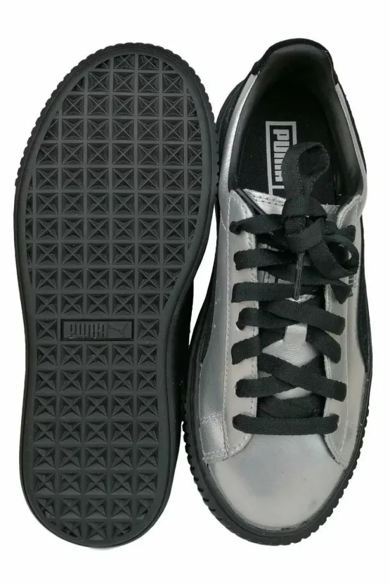 Pantofi Sport Puma Basket Platform Explosive Black picture - 4