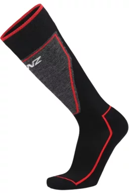 Set 2 x șosete ski Lenz Performance Merino Negru