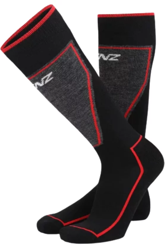 Set 2 x șosete ski Lenz Performance Merino Negru picture - 3