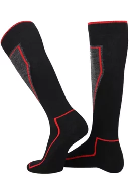 Set 2 x șosete ski Lenz Performance Merino Negru picture - 4